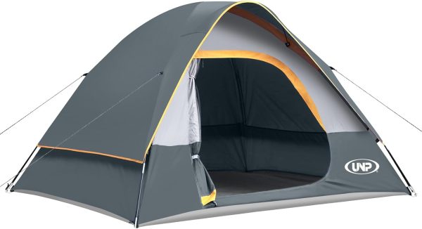Camping Tent 4 Person, Waterproof Windproof Tent with Rainfly Easy Set up-Portable Dome Tents for Camping - Image 2