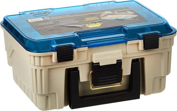 Plano 1349-00 Two Level Magnum 3449 Tackle Box, Sandstone/Blue, One Size